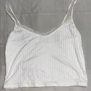 White crop top from Pacsun